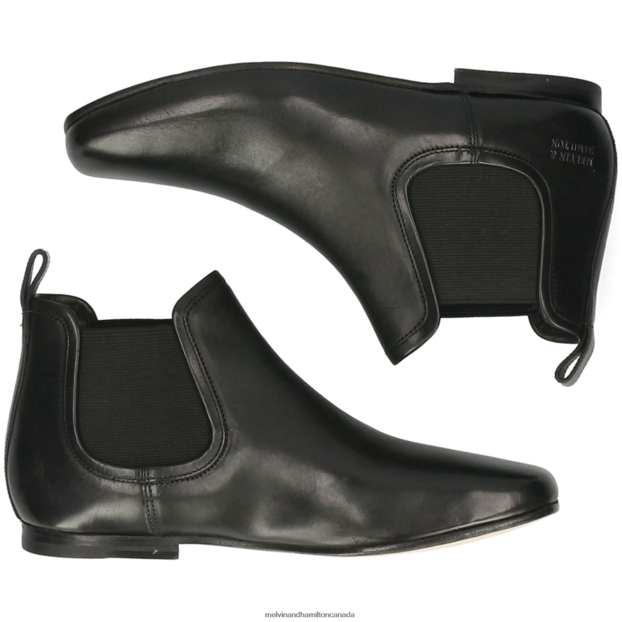 Women Melvin & Hamilton Black Camilla 3 Ankle Boots P4V68P1015