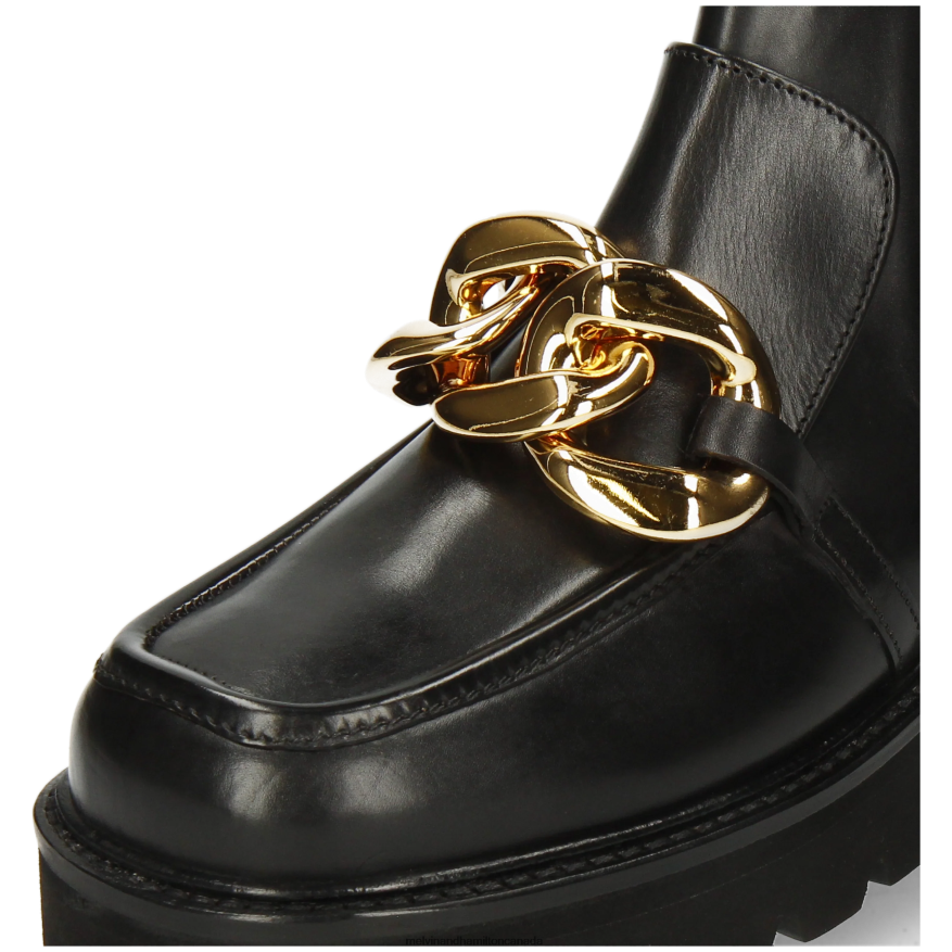 Women Melvin & Hamilton Black Cassy 1 Ankle Boots P4V68P866