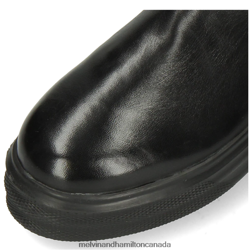 Women Melvin & Hamilton Black Fay 9 Ankle Boots P4V68P1027