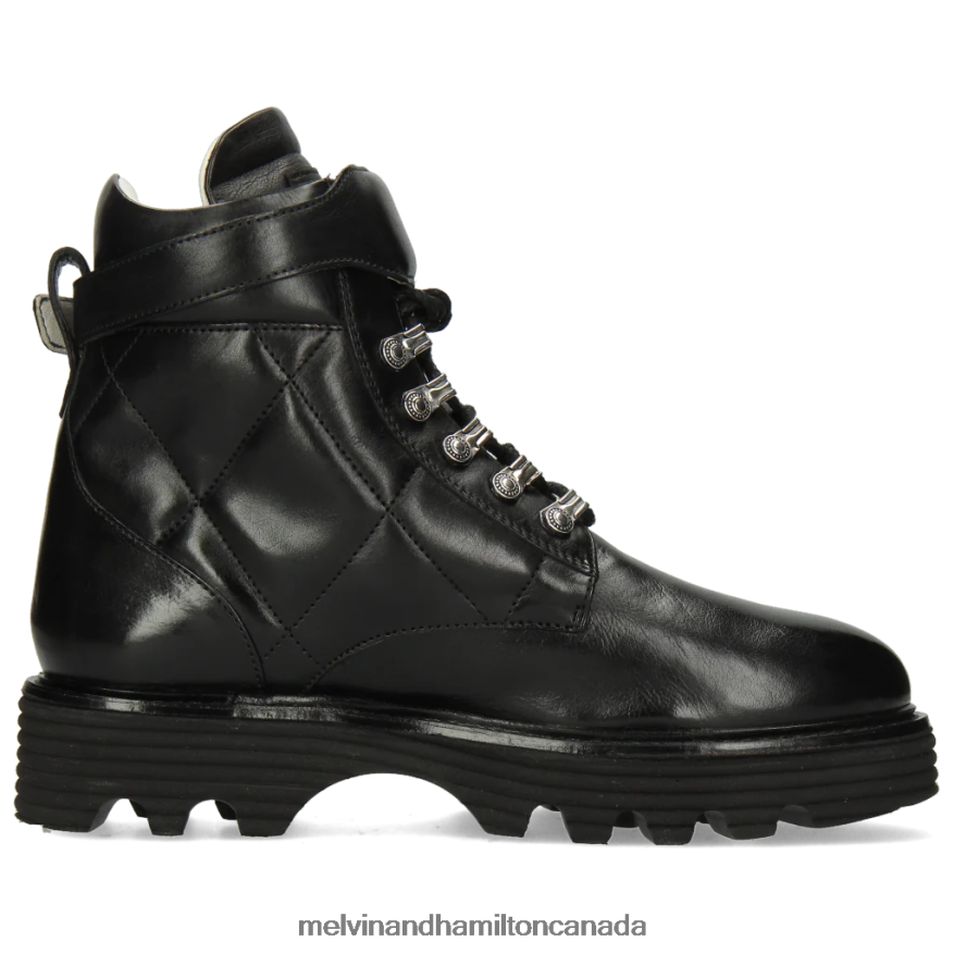 Women Melvin & Hamilton Black Leonie 11 Ankle Boots P4V68P1063