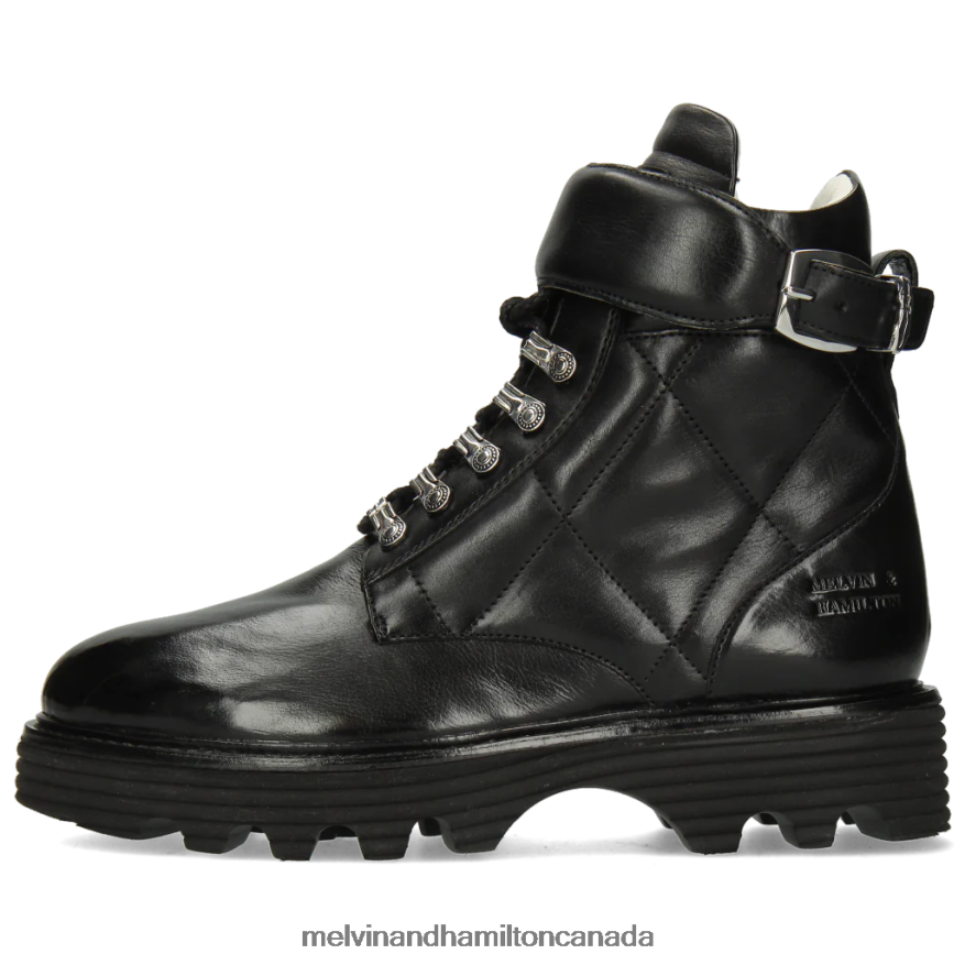 Women Melvin & Hamilton Black Leonie 11 Ankle Boots P4V68P1063