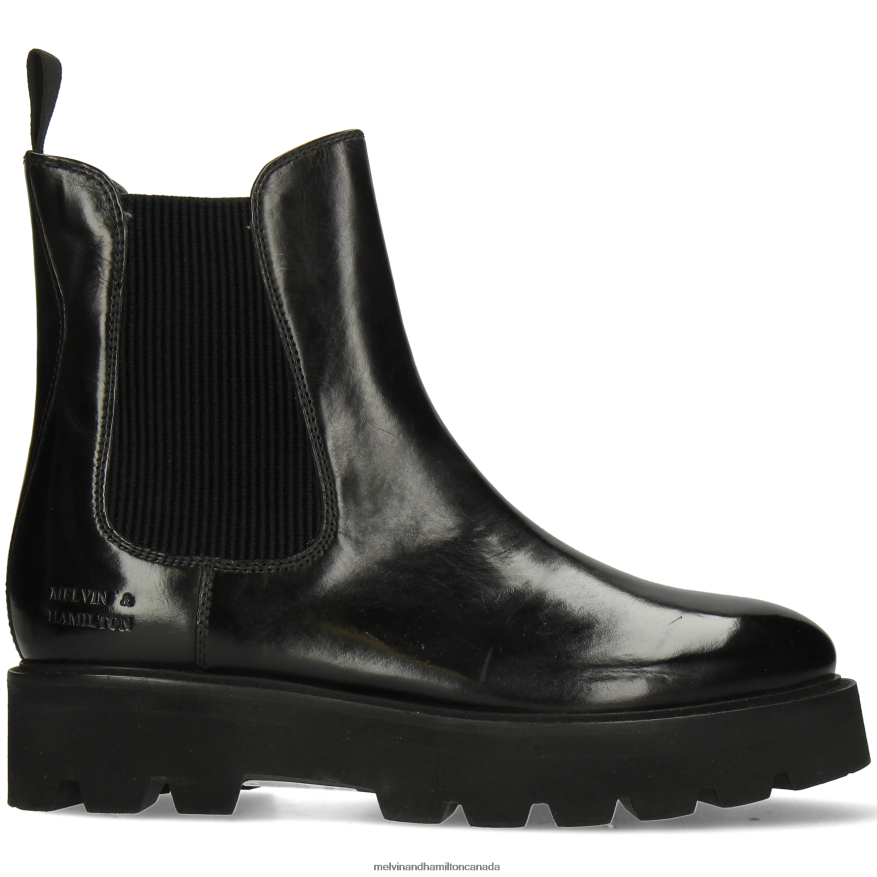Women Melvin & Hamilton Black Leonie 5 Ankle Boots P4V68P810