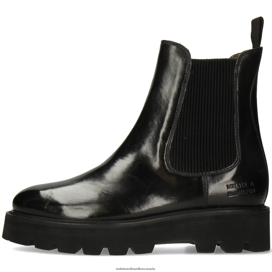 Women Melvin & Hamilton Black Leonie 5 Ankle Boots P4V68P810