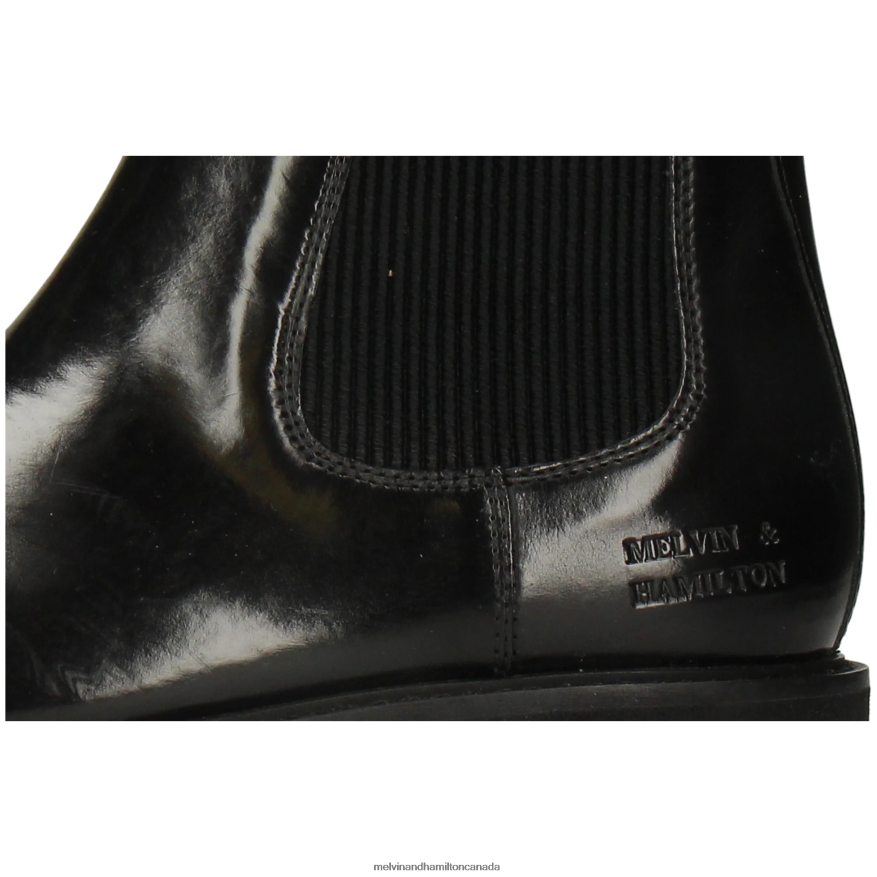 Women Melvin & Hamilton Black Leonie 5 Ankle Boots P4V68P810