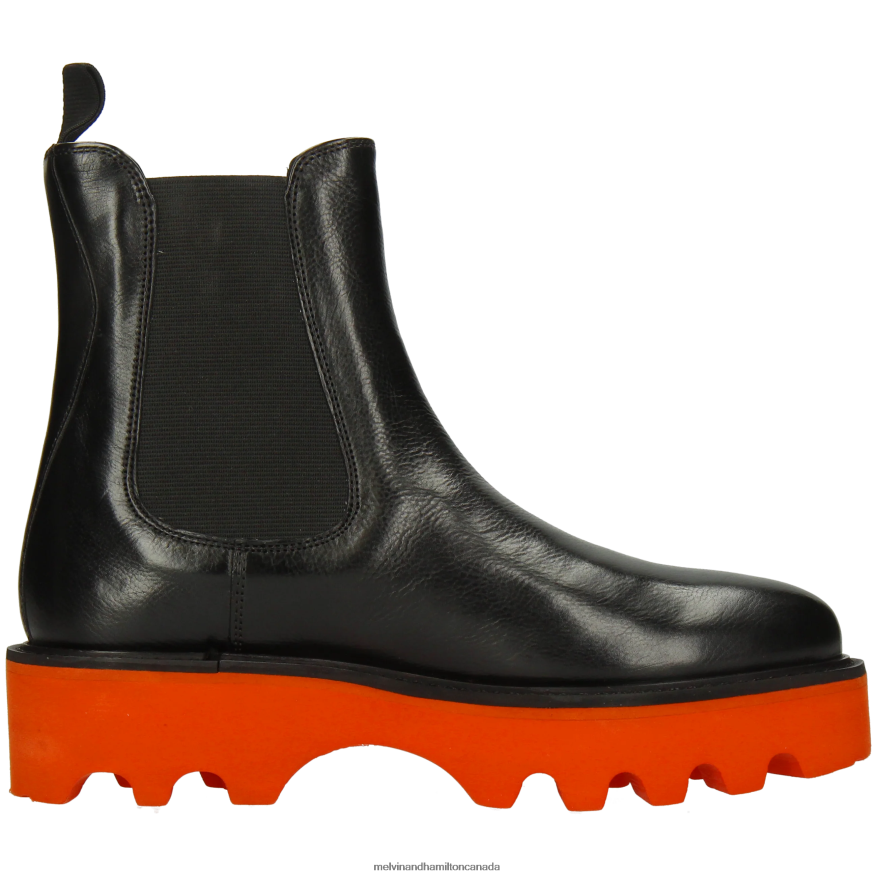 Women Melvin & Hamilton Black Leonie 5 Ankle Boots P4V68P876