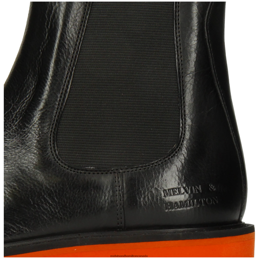 Women Melvin & Hamilton Black Leonie 5 Ankle Boots P4V68P876