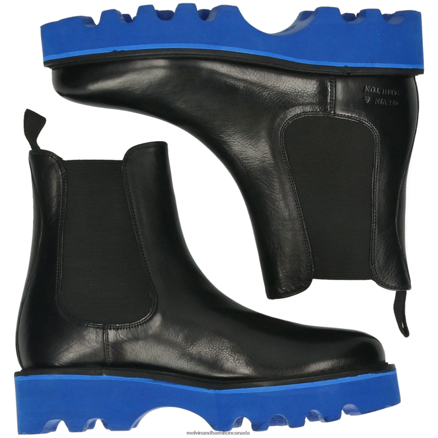 Women Melvin & Hamilton Black Leonie 5 Ankle Boots P4V68P926