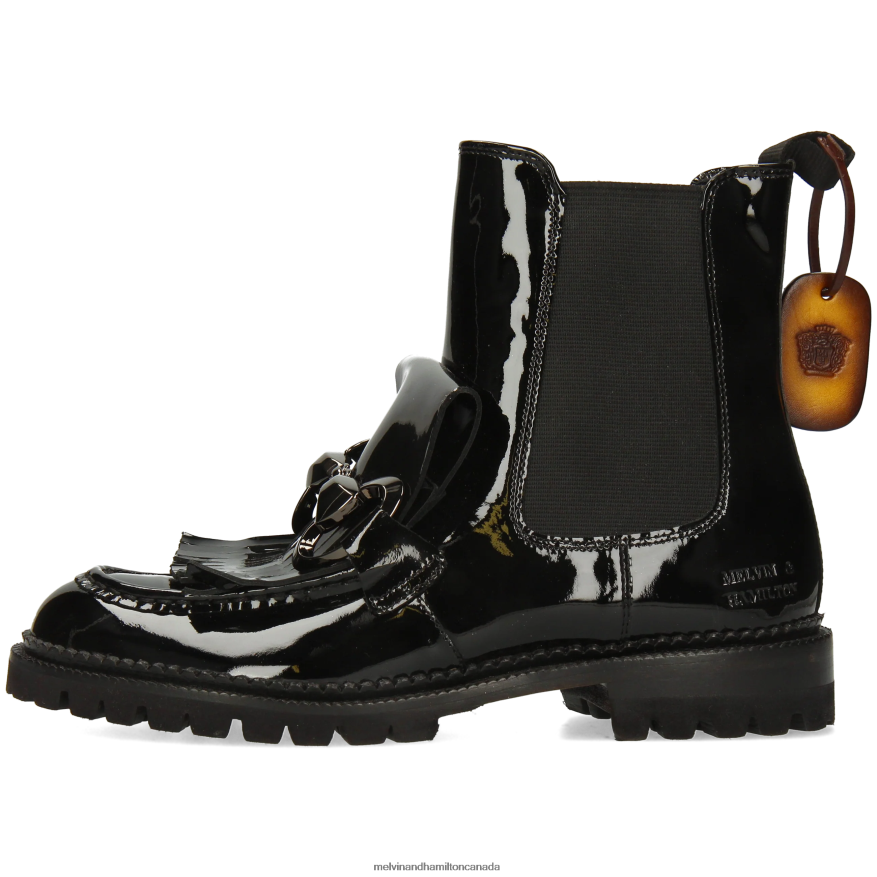 Women Melvin & Hamilton Black Maria 11 Ankle Boots P4V68P959