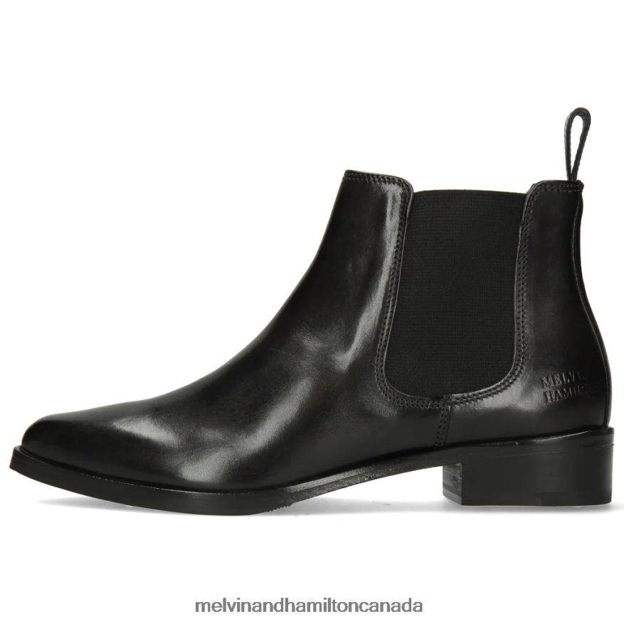Women Melvin & Hamilton Black Marlin 4 Ankle Boots P4V68P989
