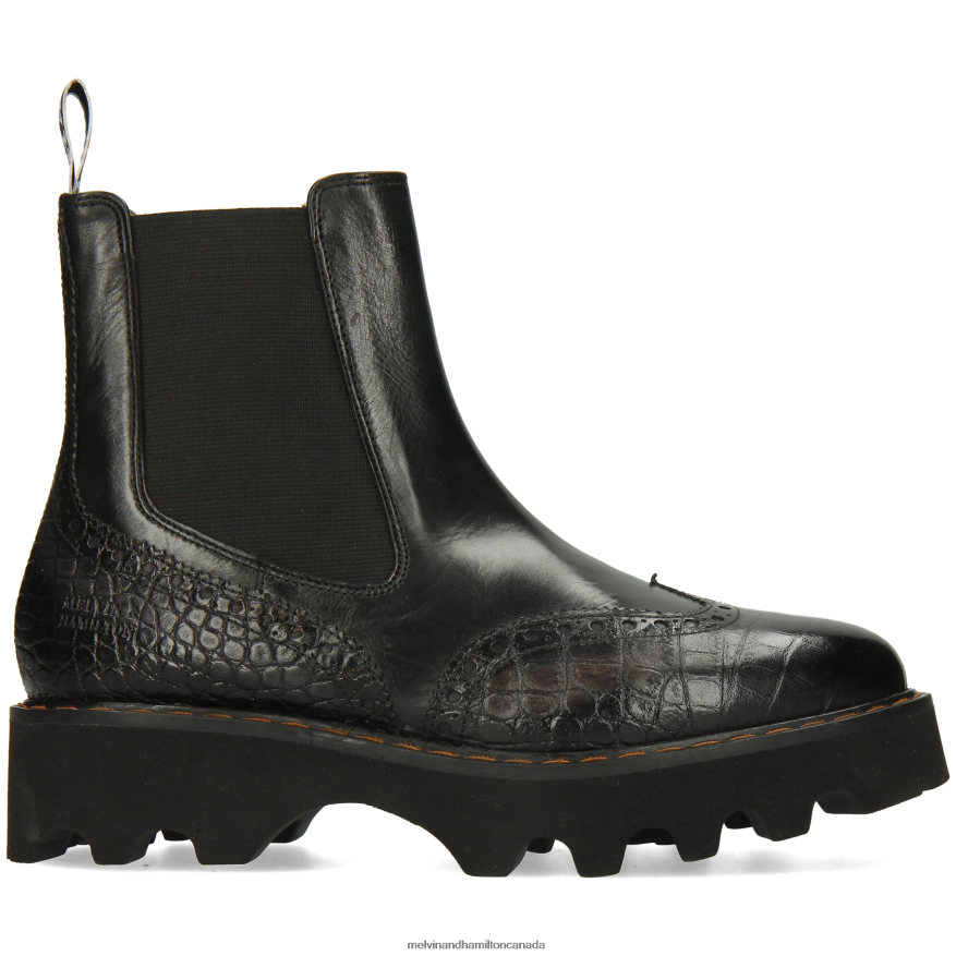 Women Melvin & Hamilton Black Megan 37 Ankle Boots P4V68P911