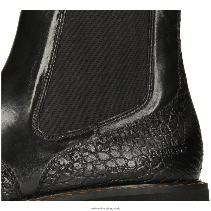 Women Melvin & Hamilton Black Megan 37 Ankle Boots P4V68P911