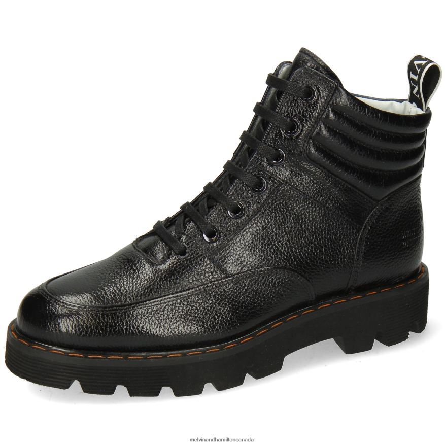 Women Melvin & Hamilton Black Megan 40 Ankle Boots P4V68P925