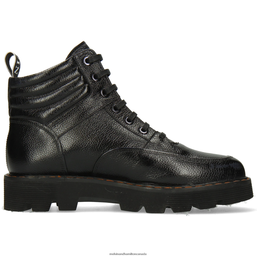 Women Melvin & Hamilton Black Megan 40 Ankle Boots P4V68P925