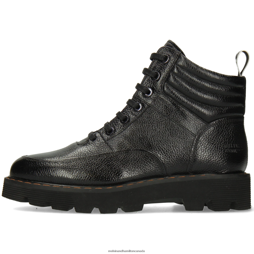 Women Melvin & Hamilton Black Megan 40 Ankle Boots P4V68P925