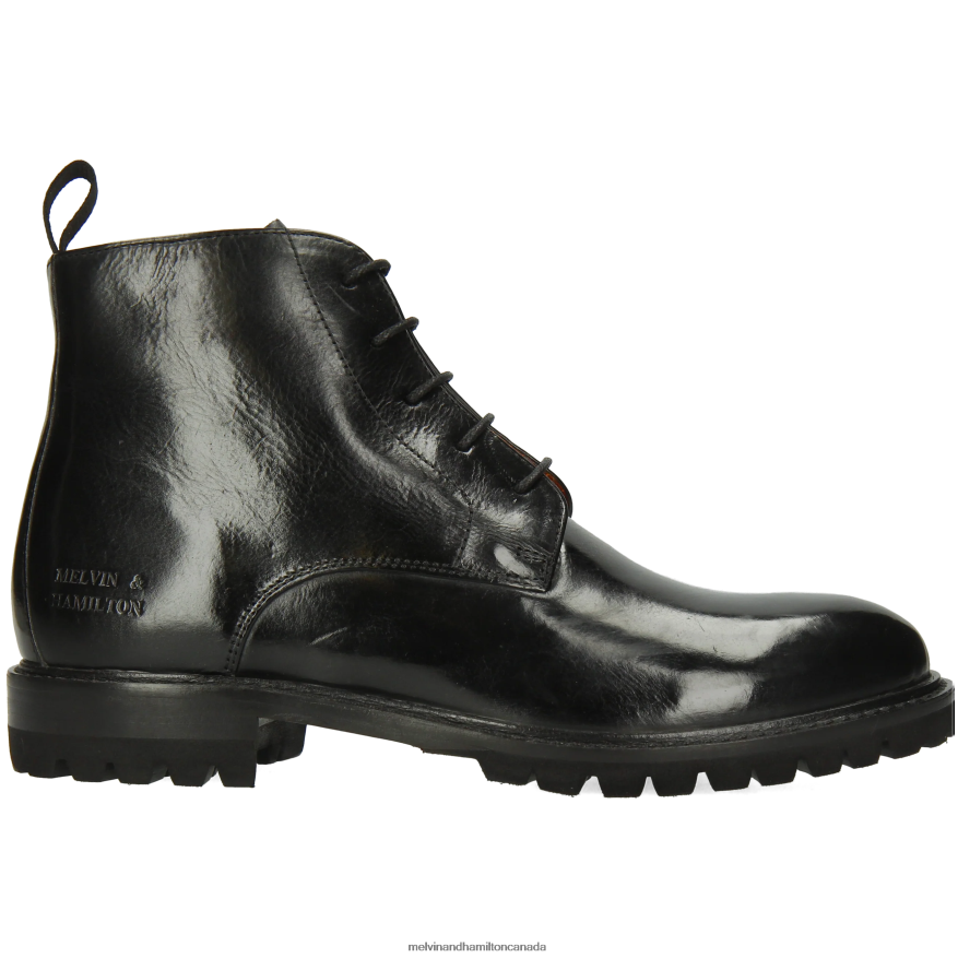 Women Melvin & Hamilton Black Regine 7 Ankle Boots P4V68P792