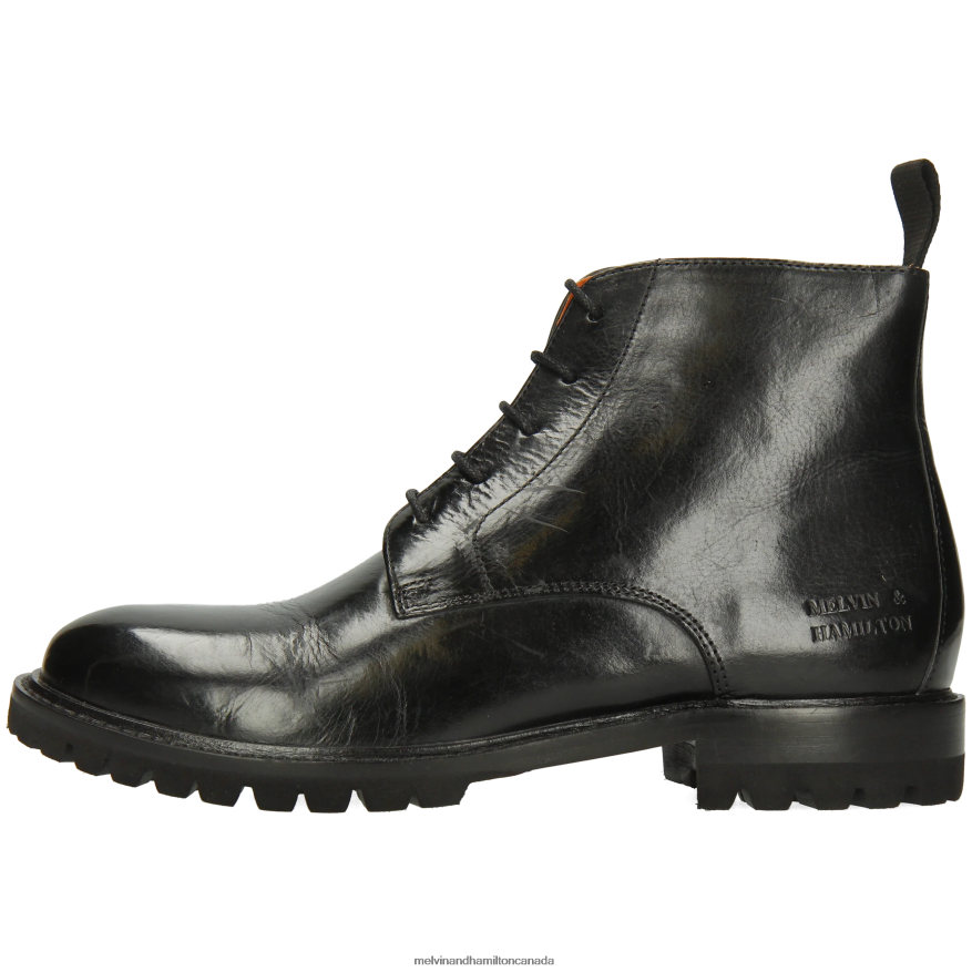 Women Melvin & Hamilton Black Regine 7 Ankle Boots P4V68P792