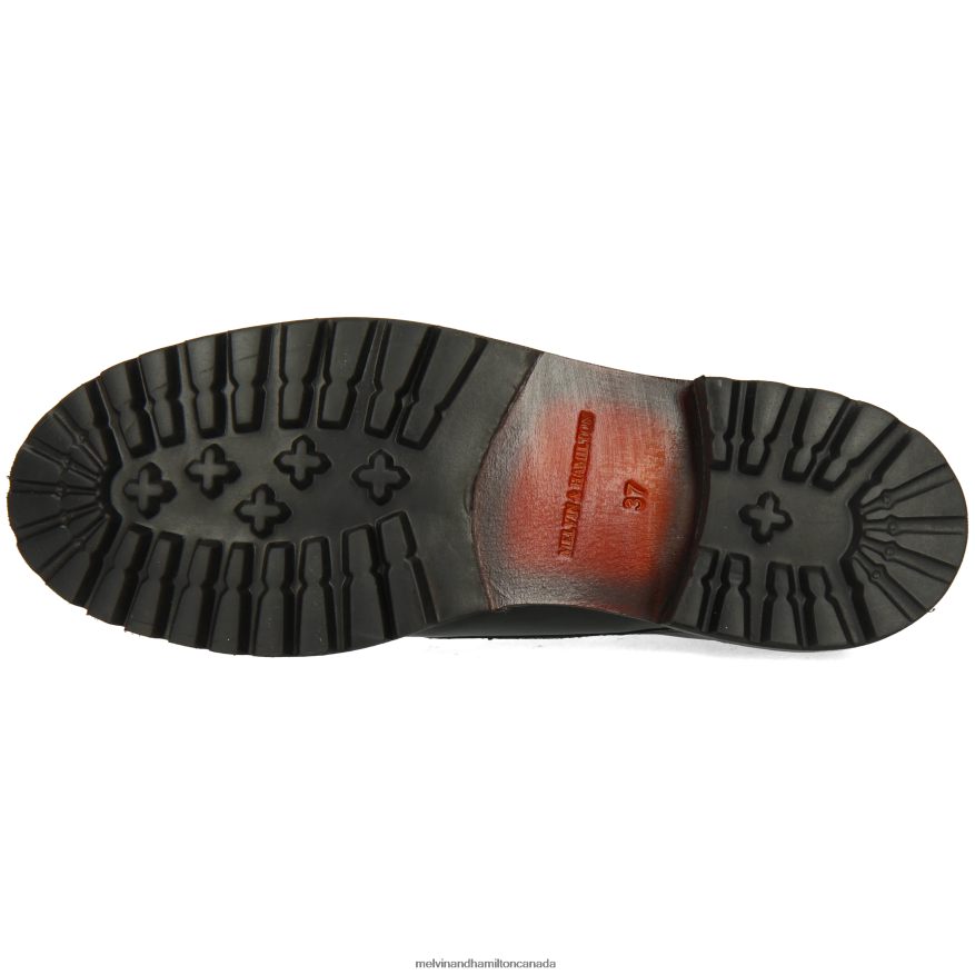 Women Melvin & Hamilton Black Regine 7 Ankle Boots P4V68P792