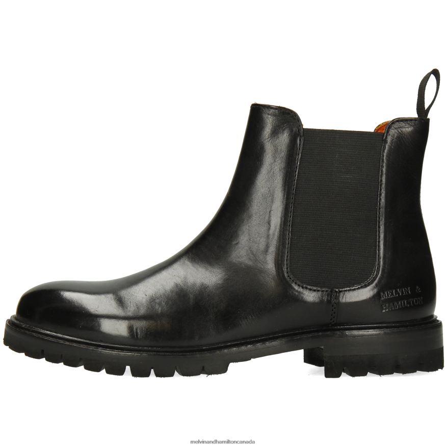Women Melvin & Hamilton Black Regine 8 Ankle Boots P4V68P814