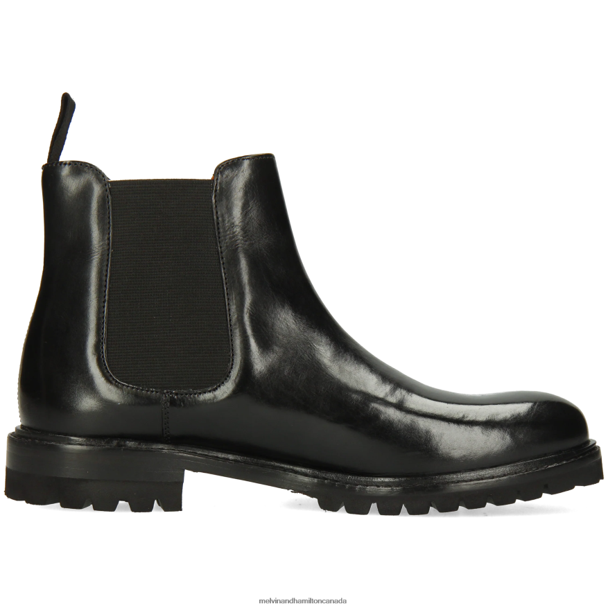 Women Melvin & Hamilton Black Regine 8 Ankle Boots P4V68P828