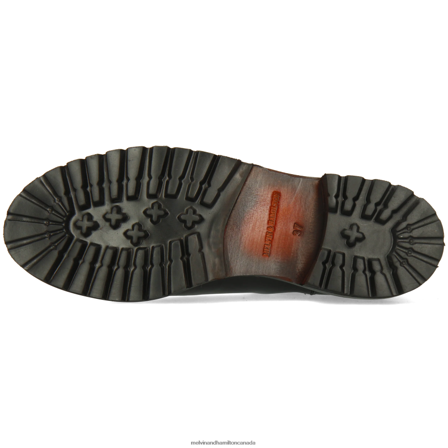 Women Melvin & Hamilton Black Regine 8 Ankle Boots P4V68P828