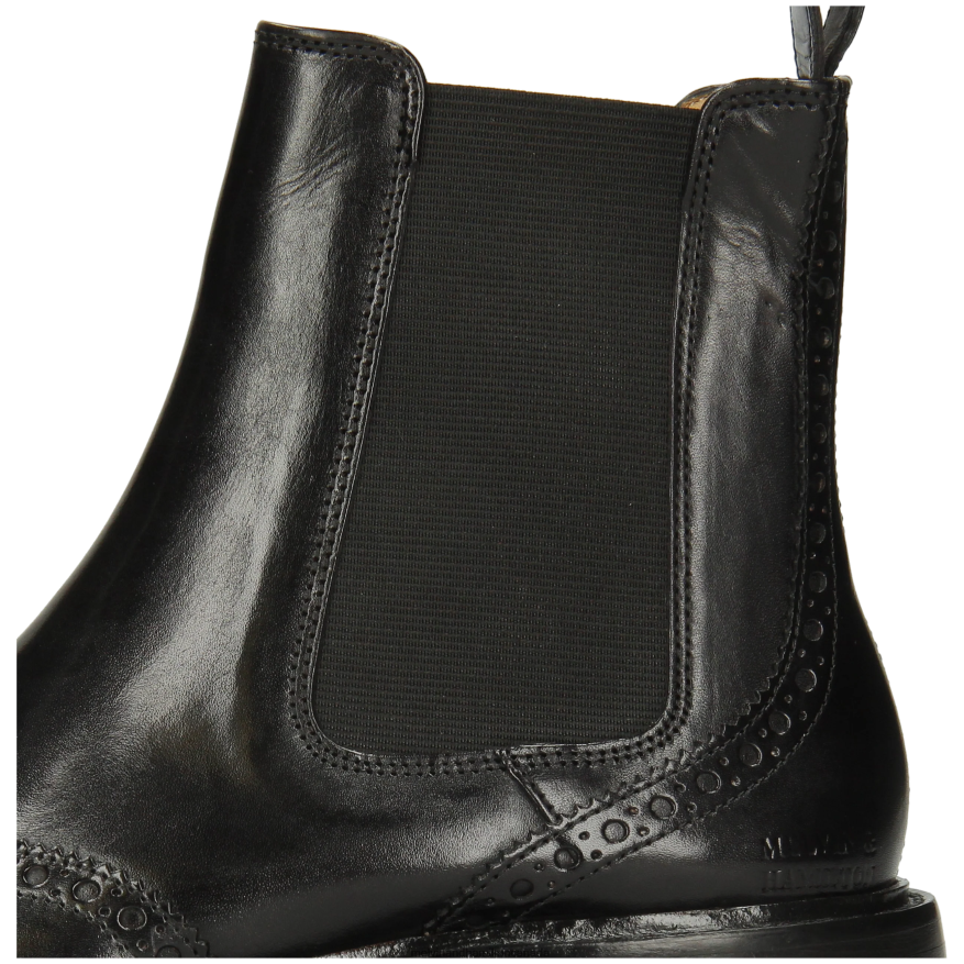Women Melvin & Hamilton Black Sally 112 Ankle Boots P4V68P1060