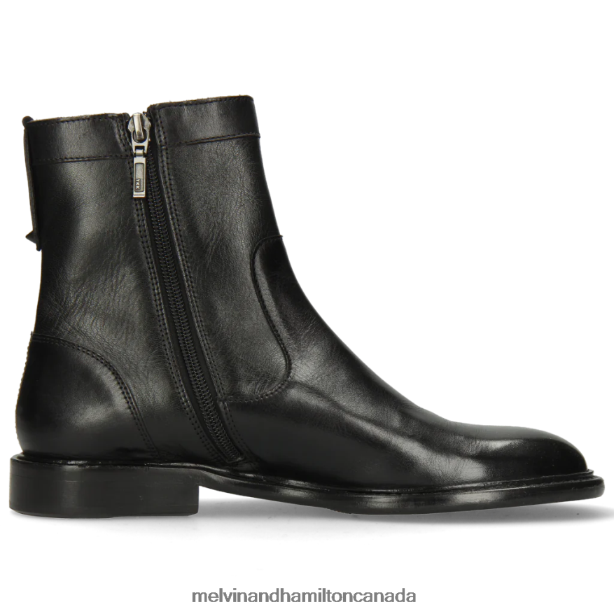 Women Melvin & Hamilton Black Sally 85 Ankle Boots P4V68P1078