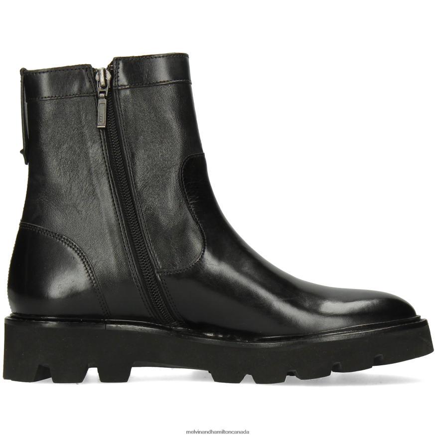 Women Melvin & Hamilton Black Sally 85 Ankle Boots P4V68P849