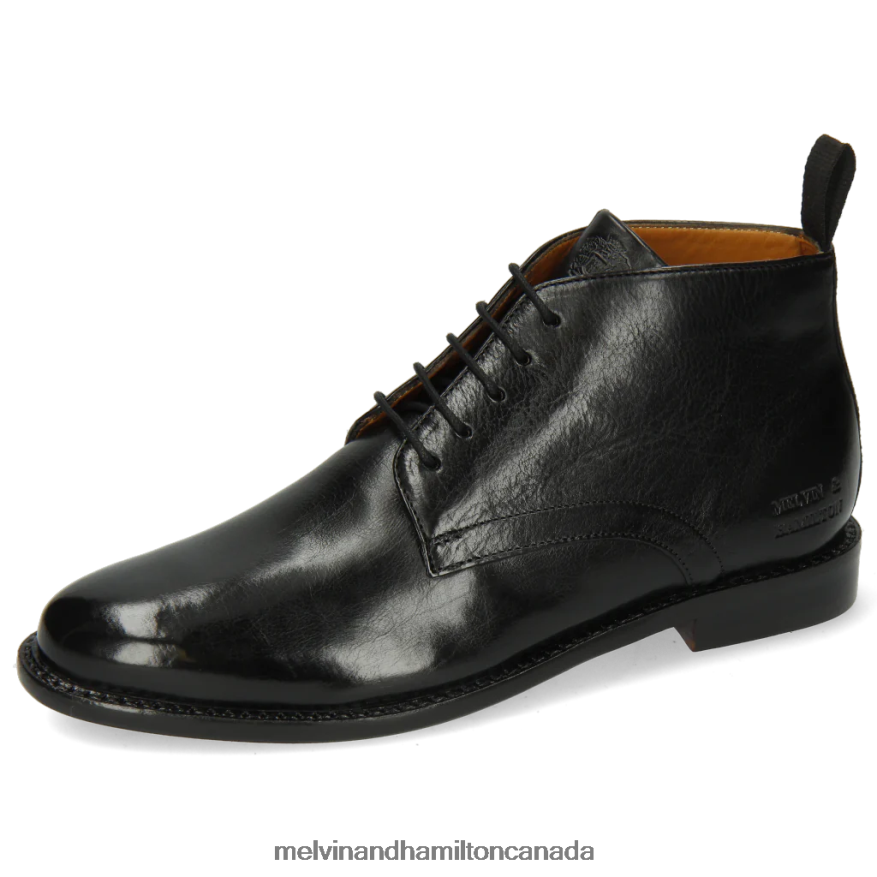 Women Melvin & Hamilton Black Selina 28 Ankle Boots P4V68P930