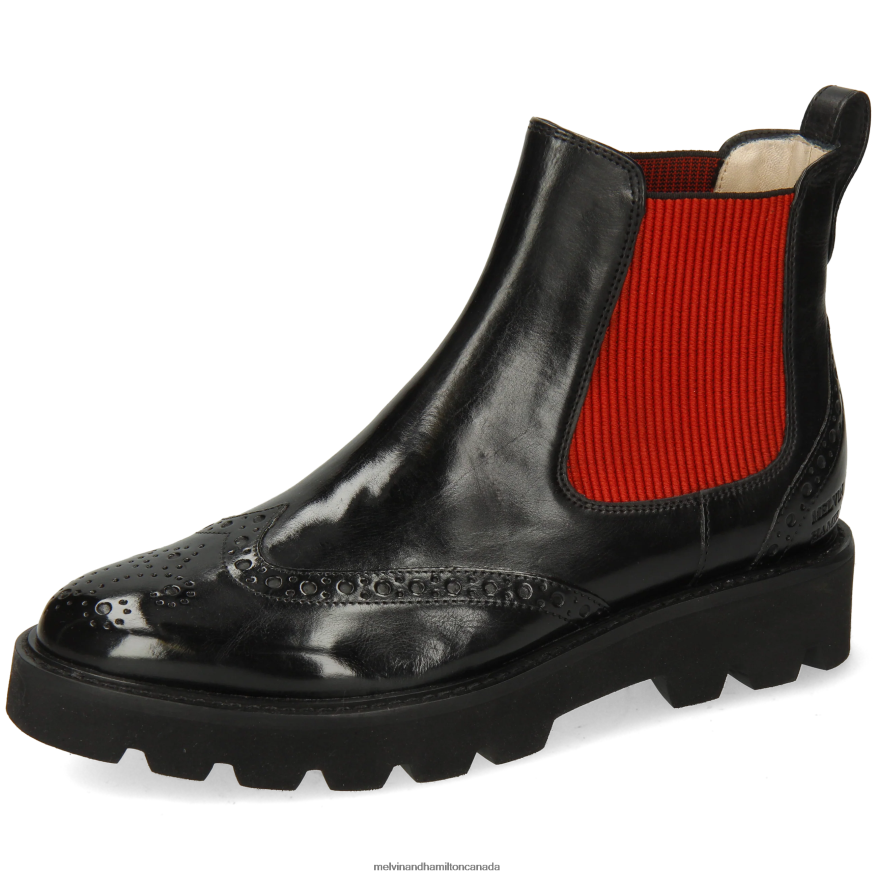 Women Melvin & Hamilton Black Selina 29 Ankle Boots P4V68P906