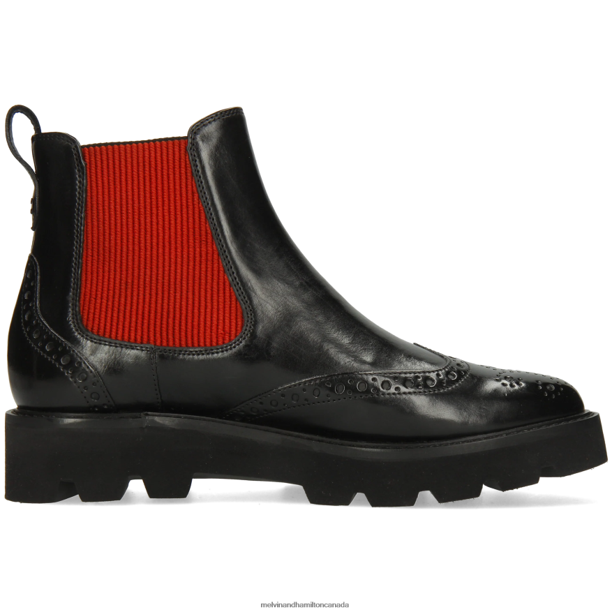 Women Melvin & Hamilton Black Selina 29 Ankle Boots P4V68P906