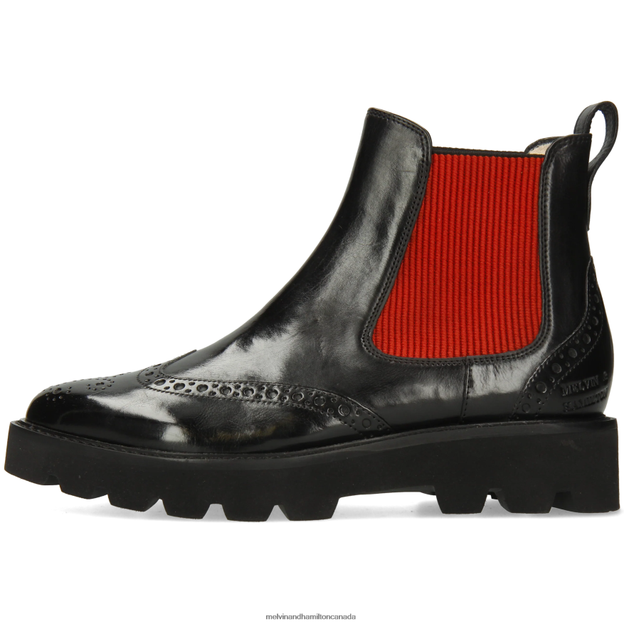 Women Melvin & Hamilton Black Selina 29 Ankle Boots P4V68P906