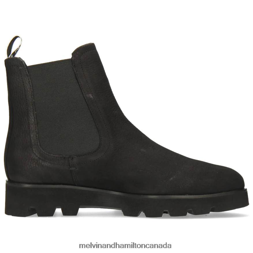 Women Melvin & Hamilton Black Susan 100 Ankle Boots P4V68P1068