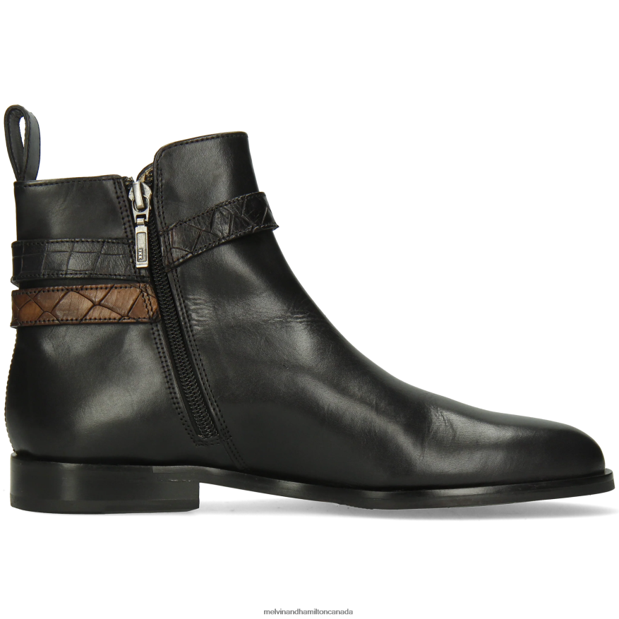 Women Melvin & Hamilton Black Susan 116 Ankle Boots P4V68P920