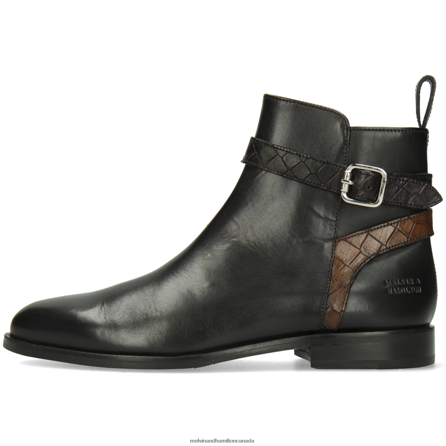 Women Melvin & Hamilton Black Susan 116 Ankle Boots P4V68P920