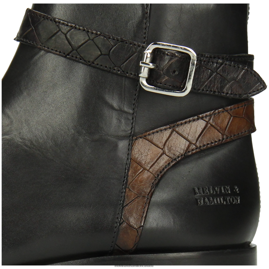 Women Melvin & Hamilton Black Susan 116 Ankle Boots P4V68P920