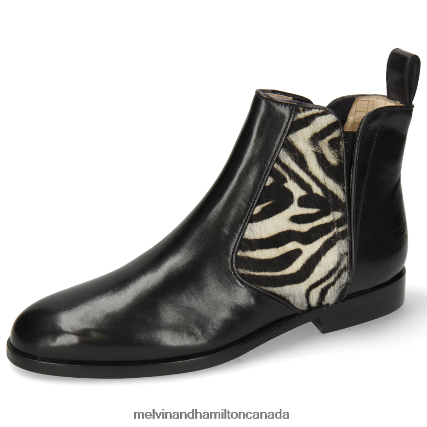 Women Melvin & Hamilton Black Susan 34 Ankle Boots P4V68P1110