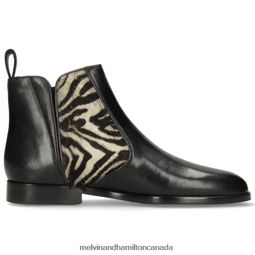 Women Melvin & Hamilton Black Susan 34 Ankle Boots P4V68P1110