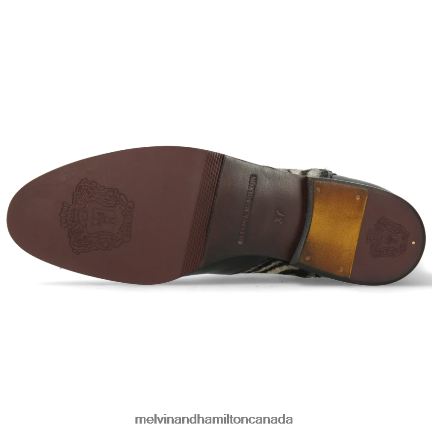 Women Melvin & Hamilton Black Susan 34 Ankle Boots P4V68P1110