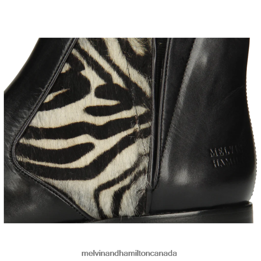 Women Melvin & Hamilton Black Susan 34 Ankle Boots P4V68P1110