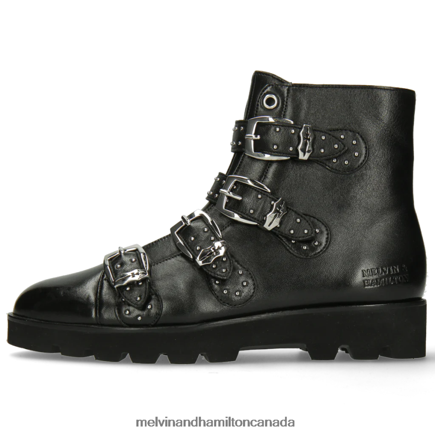 Women Melvin & Hamilton Black Susan 44 Ankle Boots P4V68P1051