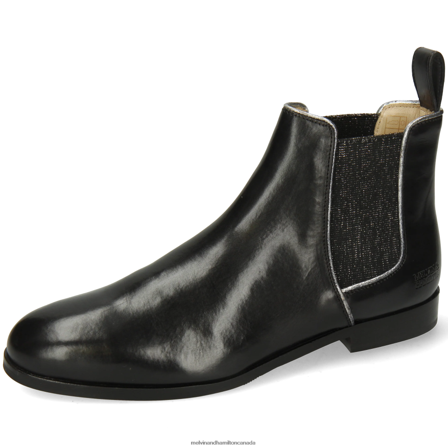 Women Melvin & Hamilton Black Susan 70 Ankle Boots P4V68P800