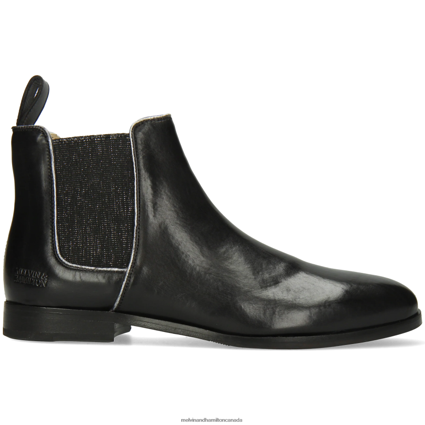 Women Melvin & Hamilton Black Susan 70 Ankle Boots P4V68P800