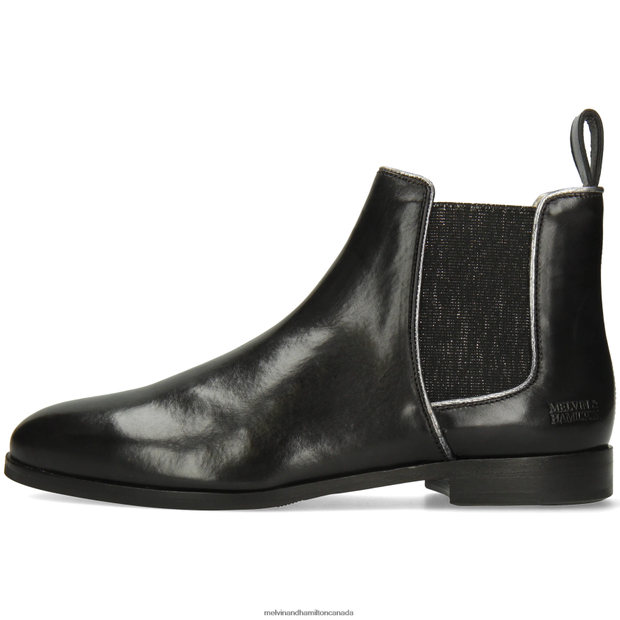 Women Melvin & Hamilton Black Susan 70 Ankle Boots P4V68P800