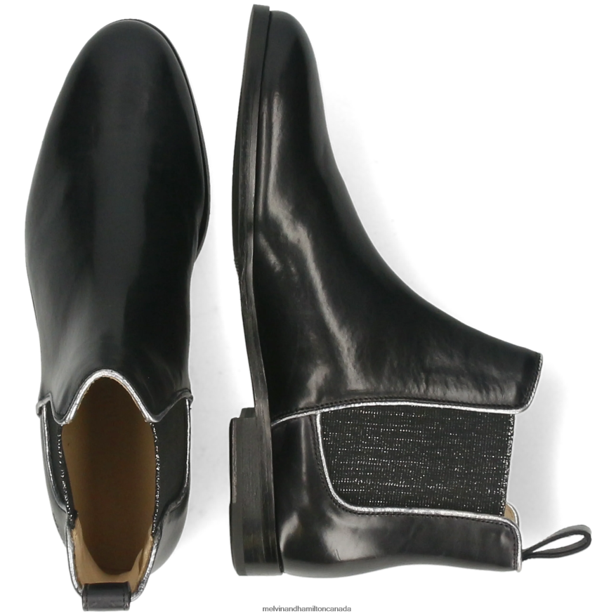 Women Melvin & Hamilton Black Susan 70 Ankle Boots P4V68P800