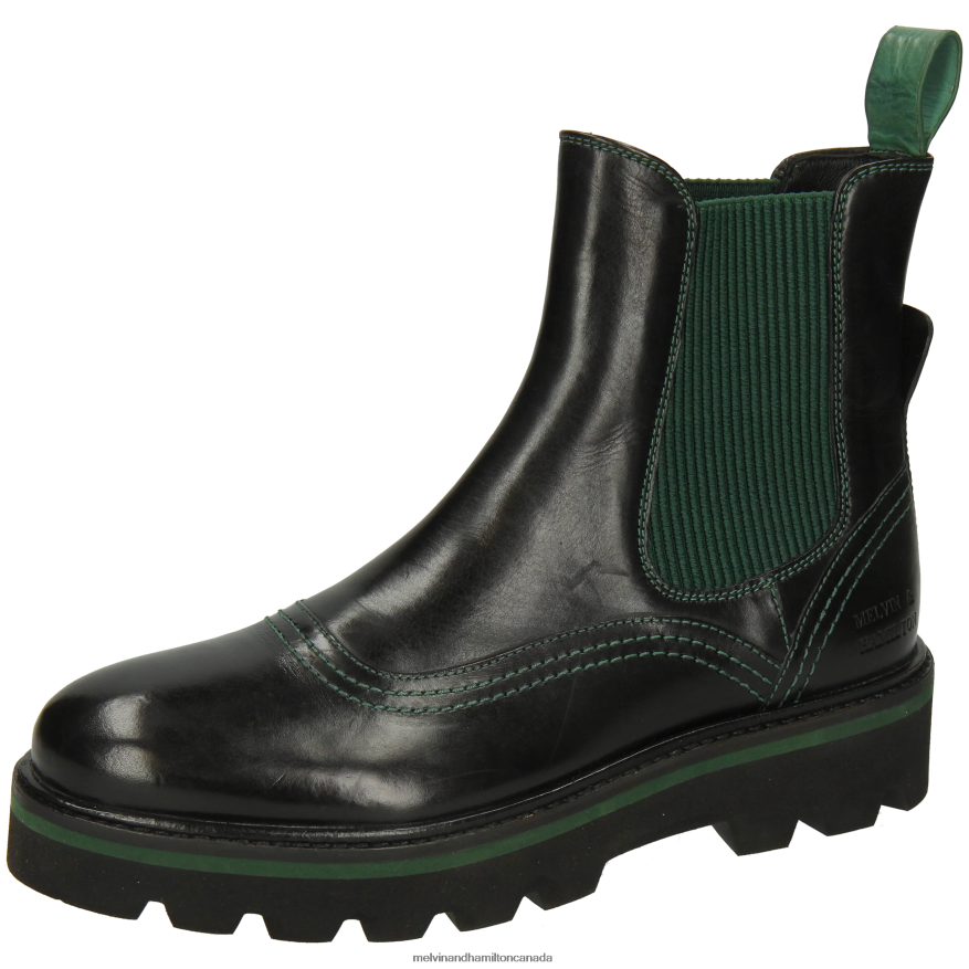 Women Melvin & Hamilton Black Sybill 33 Ankle Boots P4V68P785