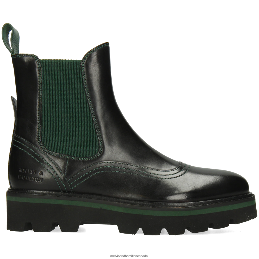 Women Melvin & Hamilton Black Sybill 33 Ankle Boots P4V68P785