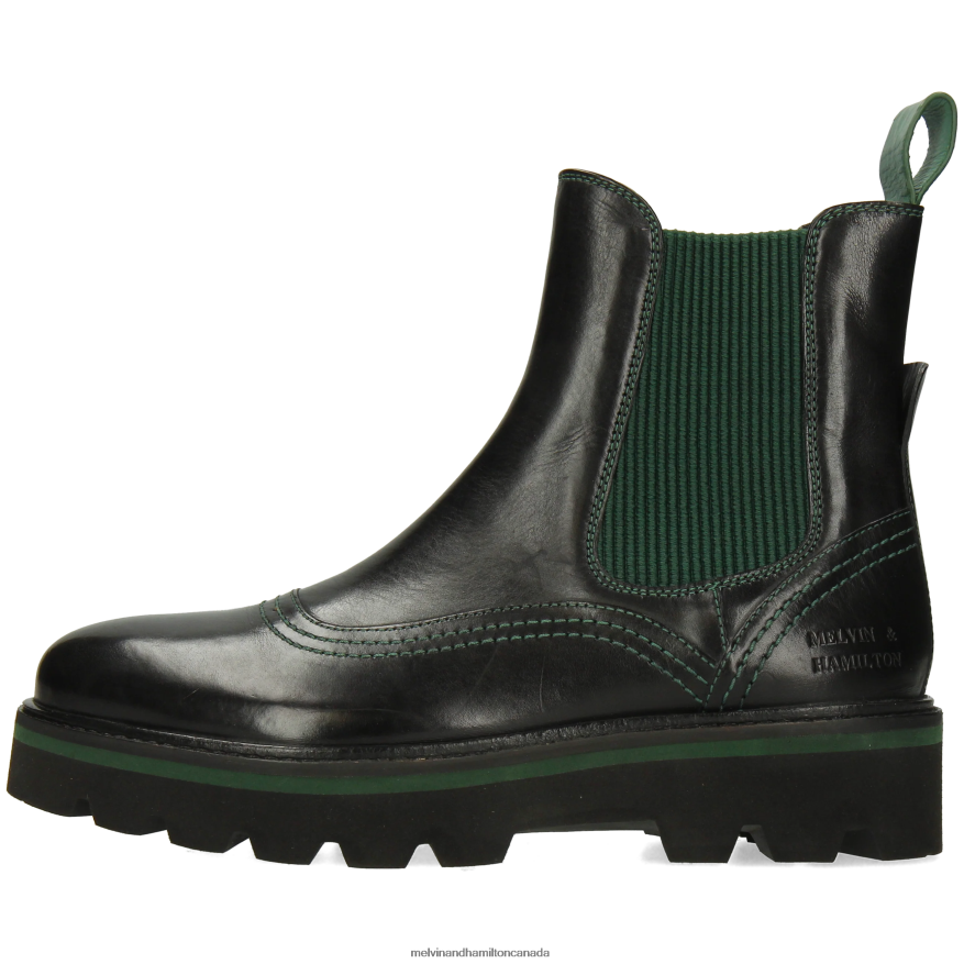 Women Melvin & Hamilton Black Sybill 33 Ankle Boots P4V68P785