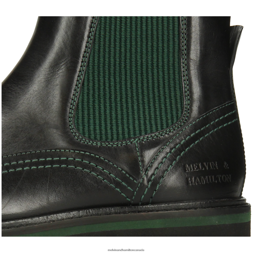 Women Melvin & Hamilton Black Sybill 33 Ankle Boots P4V68P785