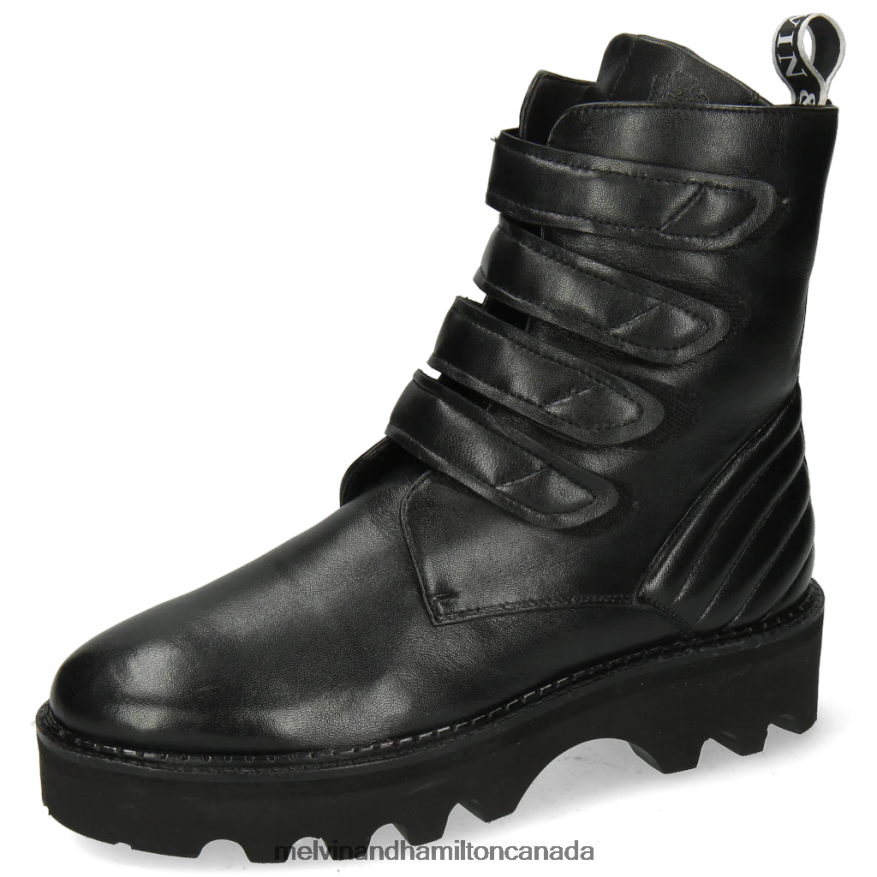 Women Melvin & Hamilton Black Sybill 7 Ankle Boots P4V68P1022