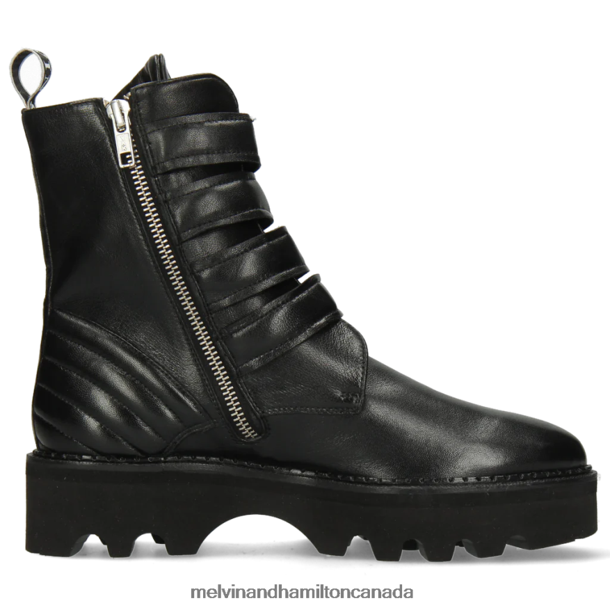 Women Melvin & Hamilton Black Sybill 7 Ankle Boots P4V68P1022